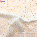 Cotton Eyelet Fabric 100% Cotton lace fabric